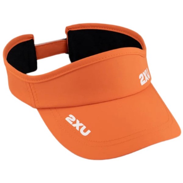 2XU Run Visor - Ember/Black