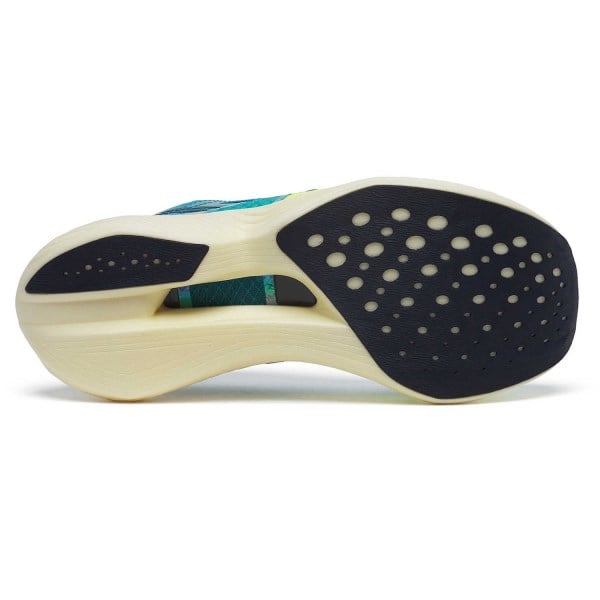 Saucony Endorphin Elite - Womens Road Racing Shoes - ViziBlue/Citron