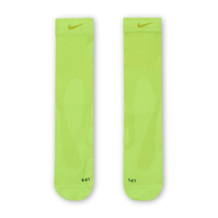 Nike Running Lightweight Crew Socks - Volt/Bright Cactus/Black/Bright Cactus