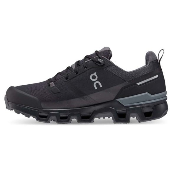 On Cloudwander Waterproof - Mens Trail Running Shoes - Black/Eclipse