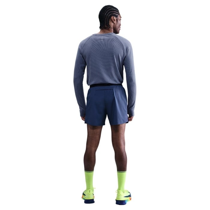 Nike Stride Mens Dri-FIT Running Waffle Crew - World Indigo/Reflective Silver
