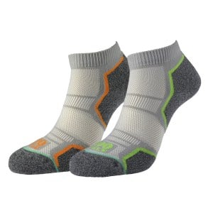 1000 Mile Run Anklet Mens Sports Socks - Twin Pack