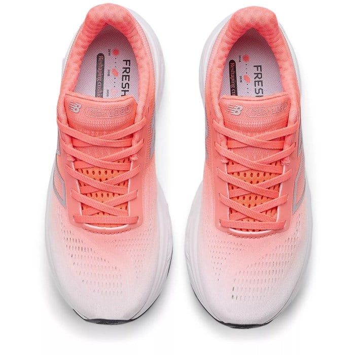 New Balance Fresh Foam X 1080v14 - Womens Running Shoes - Urgent Red/Silver Metallic/Light Silver