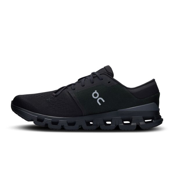 On Cloud X 4 - Mens Running Shoes - Black/Eclipse