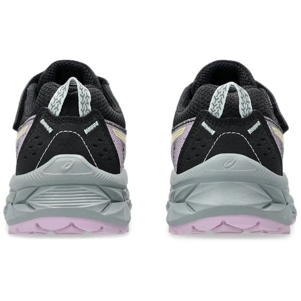 Asics Gel Venture 9 PS - Kids Trail Running Shoes - Black/Light Orange
