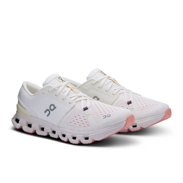 On Cloud X 4 - Womens Running Shoes - Ivory/Sand