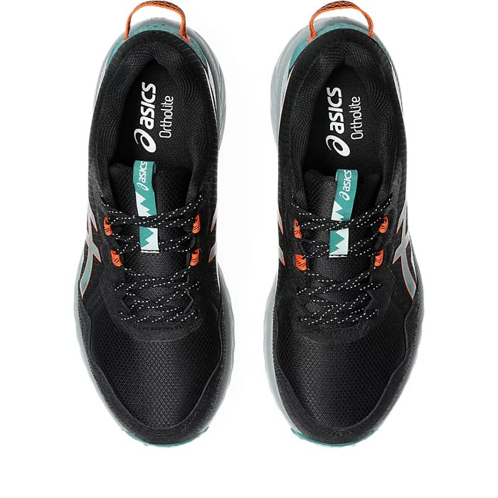 Asics Gel Venture 10 - Mens Trail Running Shoes - Black/Rainy Lake