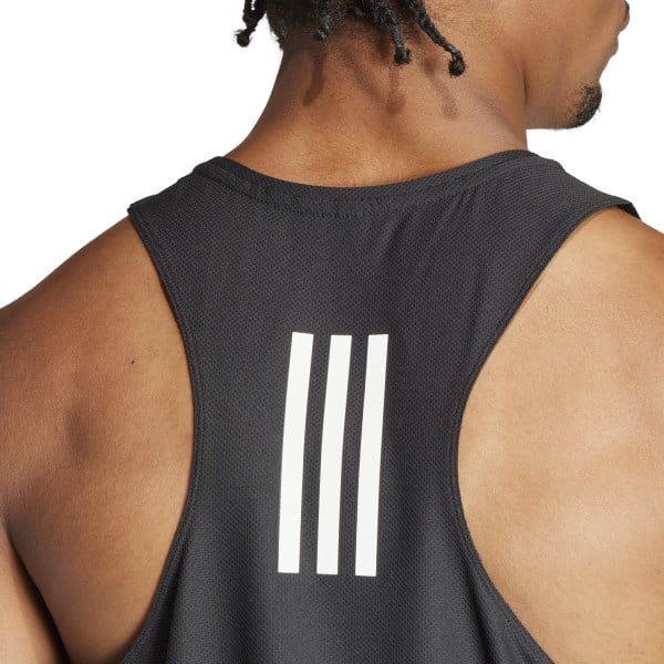 adidas Mens Own The Run Tank Top - Black