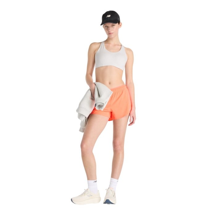 New Balance RC 3 Inch Running Shorts - Womens - Urgent Red