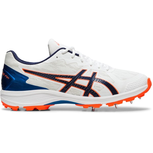 Asics Strike Rate FF - Mens Cricket Shoes - White/Blue Expanse