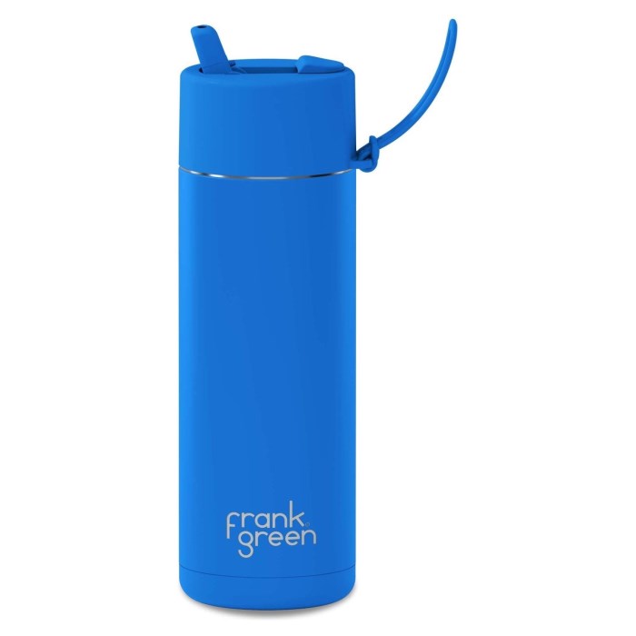 Frank Green Ceramic BPA Free Bottle - 595ml - Blue Lagoon