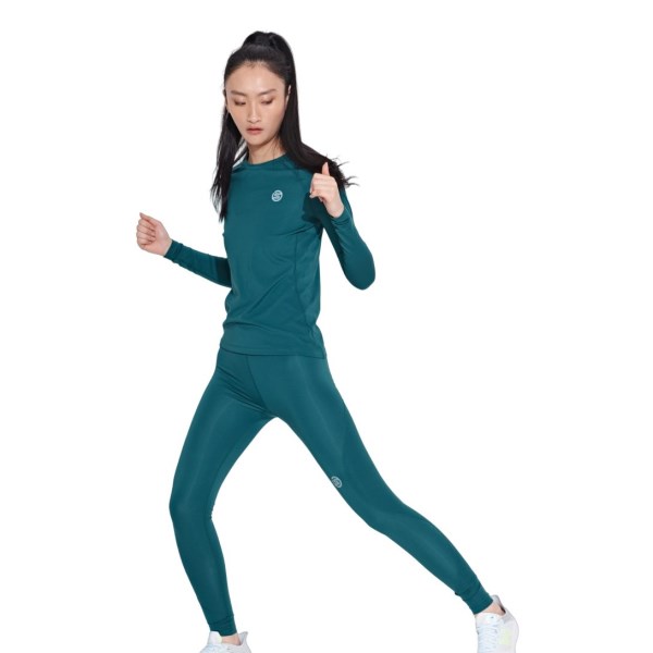 Skins Series-2 Womens Compression Long Sleeve Top - Light Teal