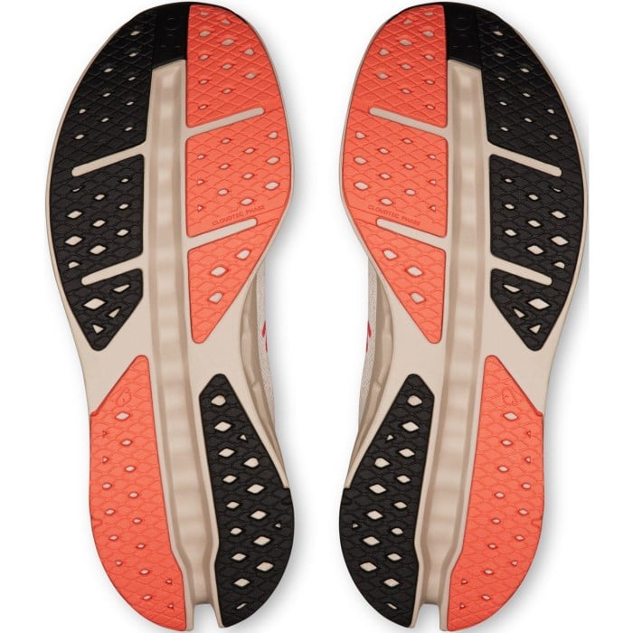 On Cloudsurfer Max - Womens Running Shoes - Ivory/Salmon