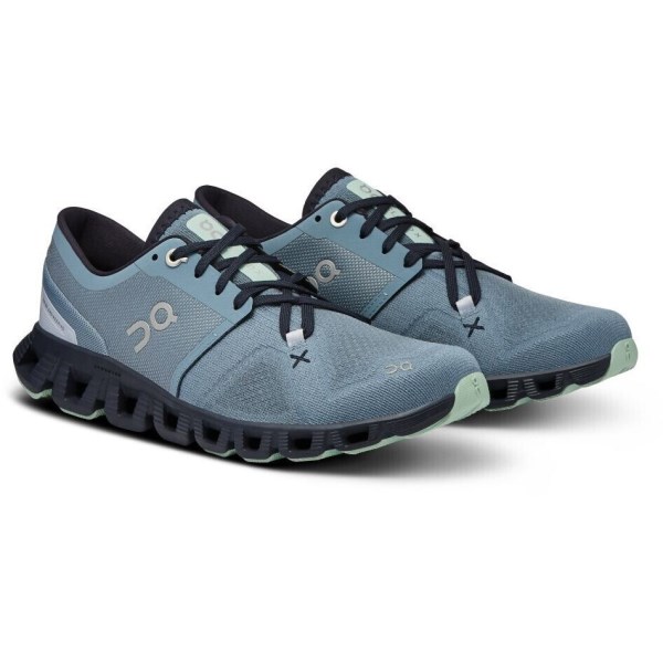 On Cloud X 3 - Womens Running Shoes - Wash/Ink