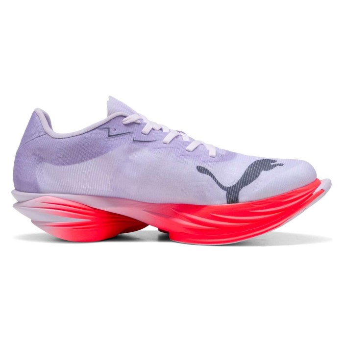Puma Fast-R 3 Nitro Elite - Mens Racing Shoes - Light Lavender/Ultra Red - image 2