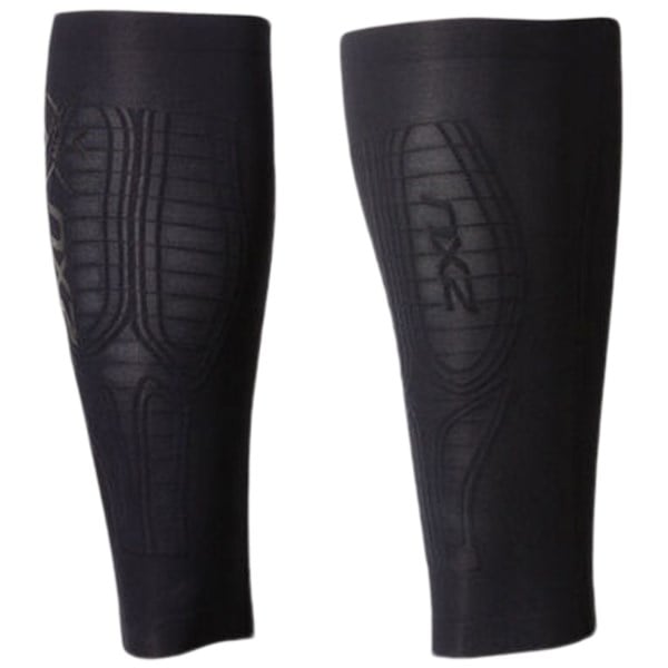 2XU Unisex LightSpeed Compression Calf Guards - Black/Nero