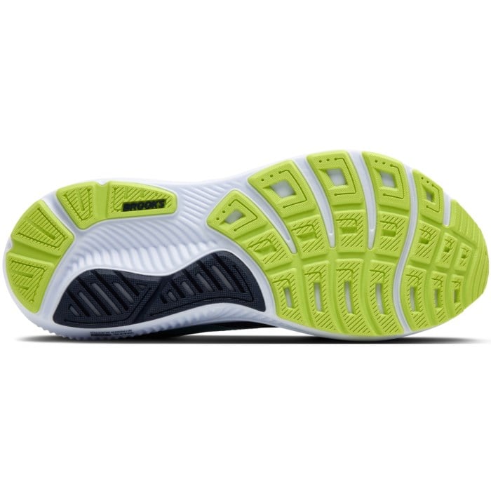 Brooks Ghost 17 - Mens Running Shoes - Peacoat/Lime/Blue