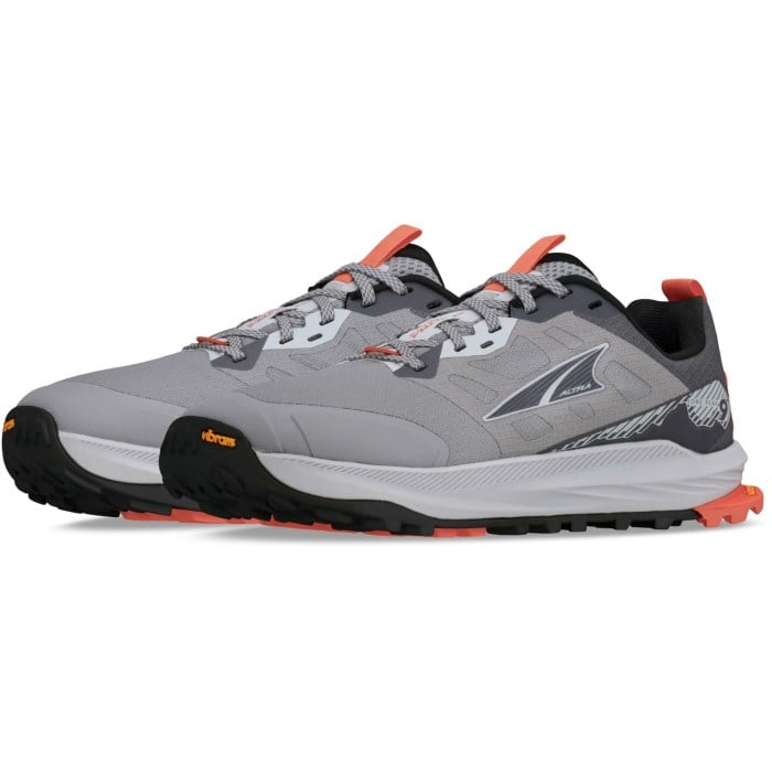 Altra Lone Peak 9+ - Womens Trail Running Shoes - Gray/Orange - image 5