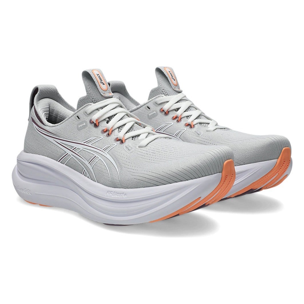 Asics Gel Nimbus 28 - Womens Running Shoes - Cloud Grey/Dusty Mauve - image 3