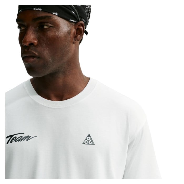 Nike ACG Racing Department Dri-Fit Mens Running T-Shirt - Summit White - image 5