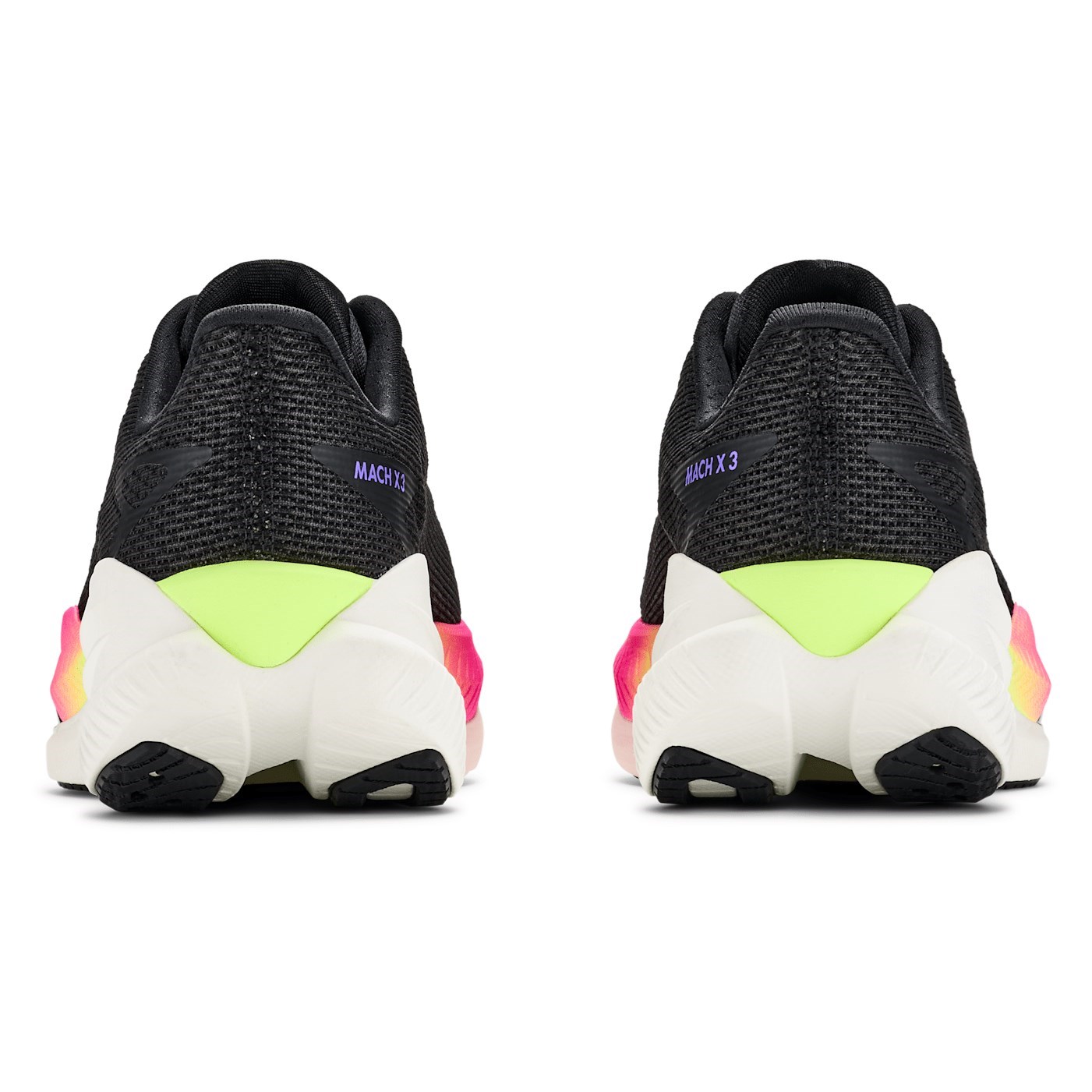 Hoka Mach X 3 - Womens Running Shoes - Black/Neon Nebula - image 5