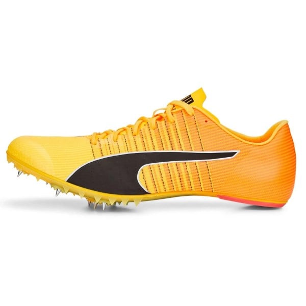 Puma evoSpeed Tokyo Future 4 - Unisex Track Sprint Spikes - Sun Stream/Sunset Glow/Black