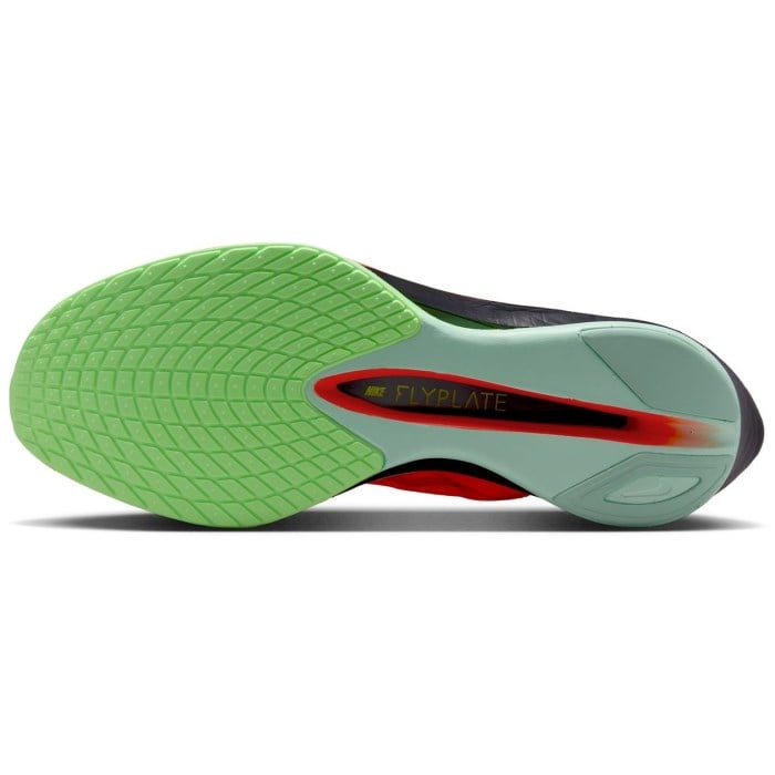 Nike ZoomX Vaporfly 4 - Mens Racing Shoes - Bright Crimson/Lime Blast/Mint Foam