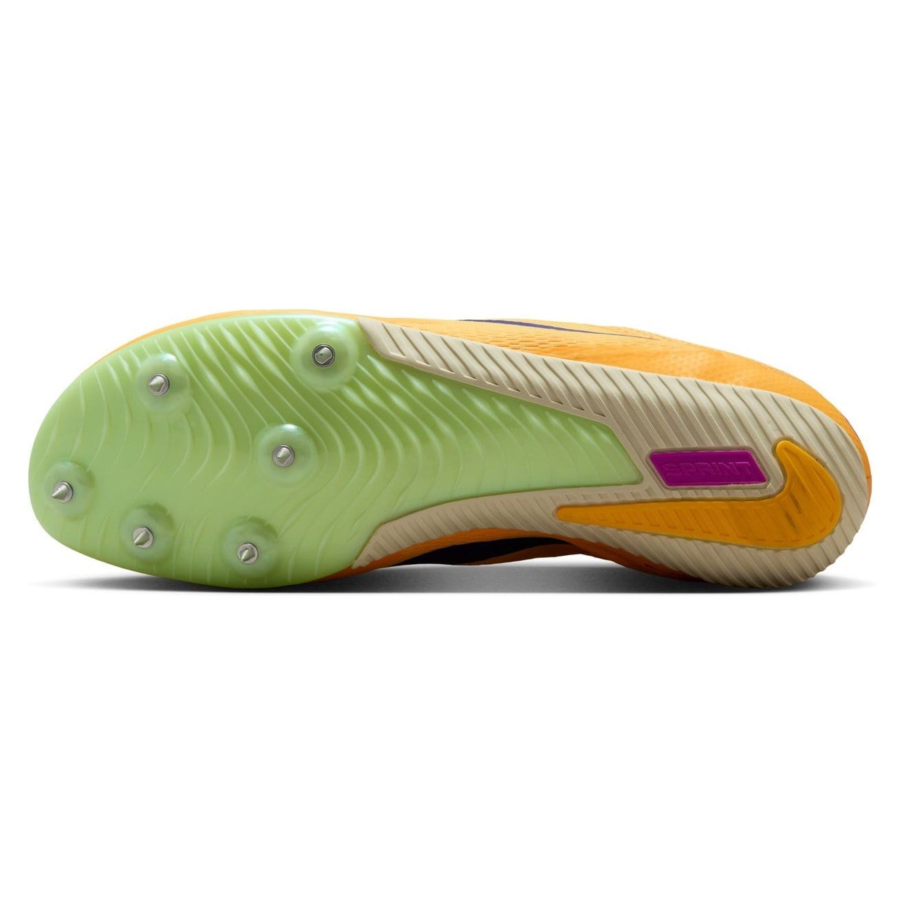Nike Zoom Rival Sprint - Unisex Sprint Spikes - Citron Pulse/Indigo Burst/Hyper Violet