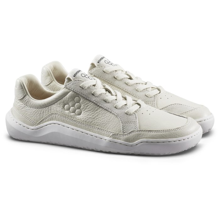 Vivobarefoot Gobi III Sneaker Leather - Womens Walking Shoes - Limestone - image 2
