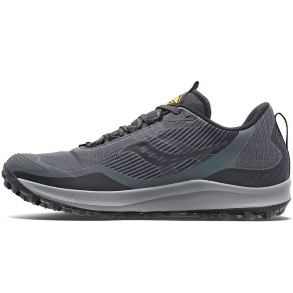 Saucony Peregrine 12 GTX Mens Trail Running Shoes - Shadow/VIZI