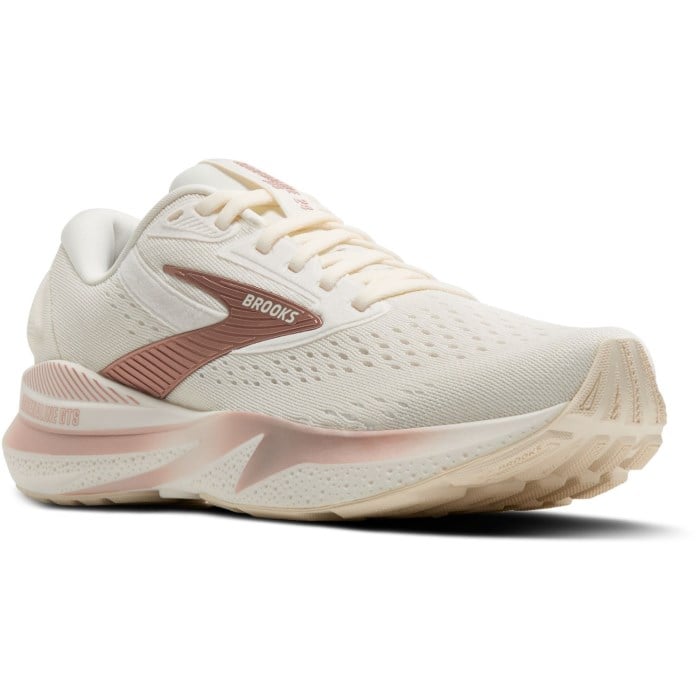 Brooks Adrenaline GTS 24 - Womens Running Shoes - Coconut/Rose Gold/White