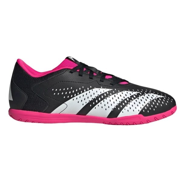 adidas Predator Accuracy.4 Indoor - Unisex Indoor Soccer Shoes - Core Black/Cloud White/Team Shock