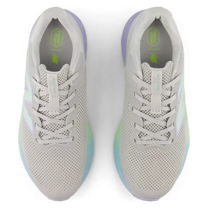 New Balance Fresh Foam Arishi v4 Lace - Kids Running Shoes - Grey Matter/Daybreak/Cosmic Jade