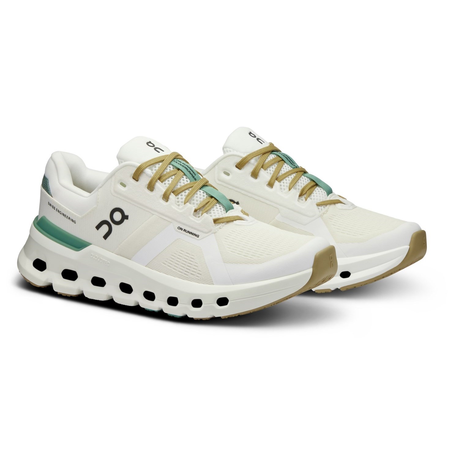 On Cloudrunner 2 - Mens Running Shoes - Undyed/Green