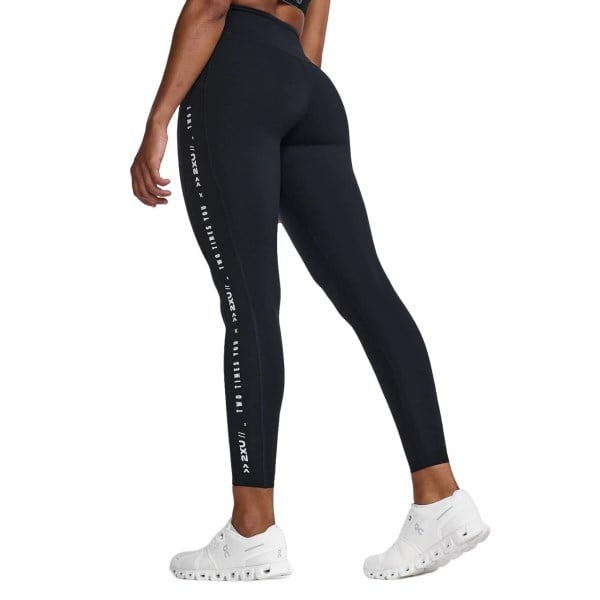 2XU Form Lineup Hi-Rise Womens Compression Tights - Black/White