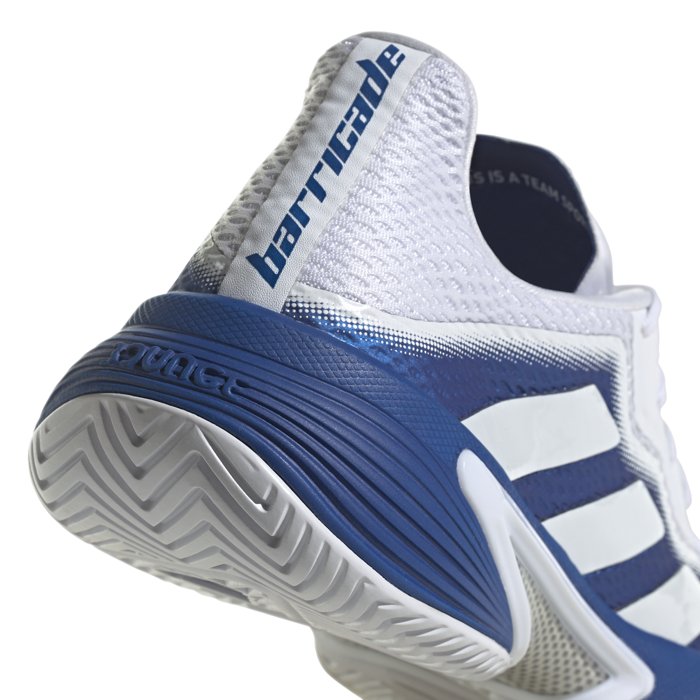 Adidas Barricade - Mens Tennis Shoes - Team Royal Blue/White/Silver Metallic