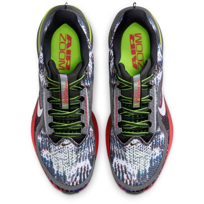 Nike Pegasus Premium - Mens Running Shoes - Multi Color/Metallic Silver/Volt