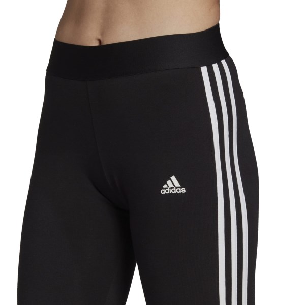 adidas Essentials 3-Stripes Womens Leggings - Black/White