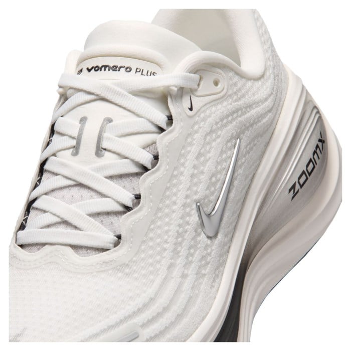 Nike Vomero Plus ESS - Womens Running Shoes - Summit White/Metallic Silver - image 8