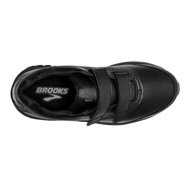 Brooks Addiction Walker 2 Leather Velcro - Womens Walking Shoes - Black