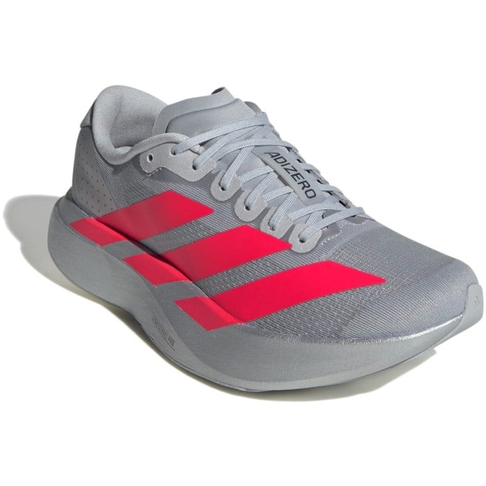adidas Adizero Evo SL - Womens Running Shoes - Silver Metallic/Lucid Red/Iron Metallic