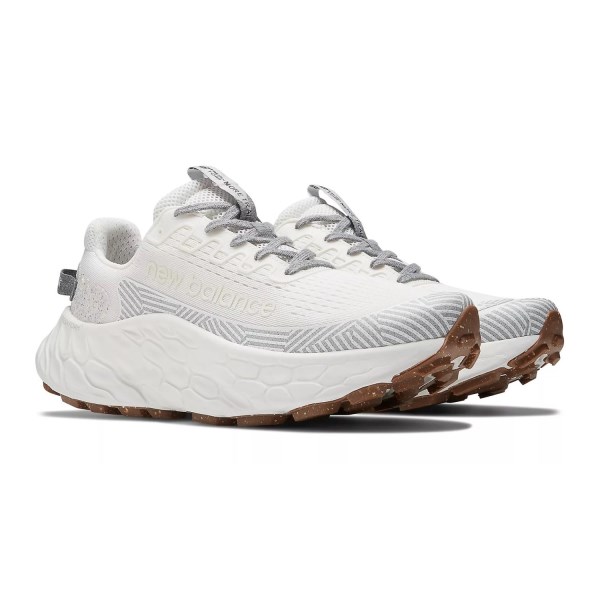 New Balance Fresh Foam More Trail v3 - Mens Trail Running Shoes - White/Turtledove