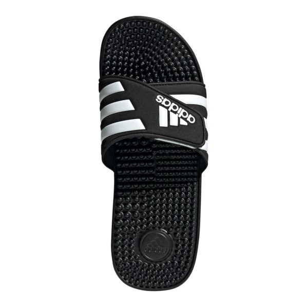 adidas Adissage - Mens Massage Slides - Core Black/Footwear White