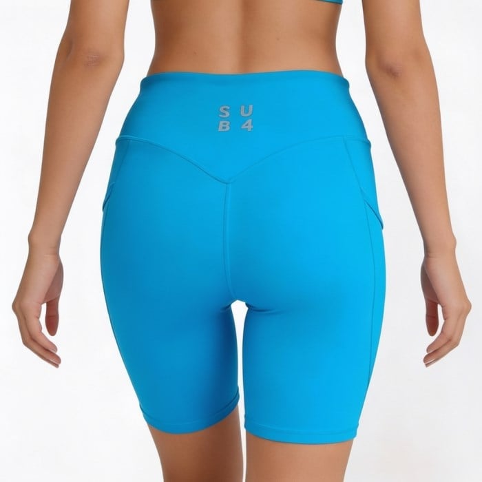 SUB4 Sports Bra & 6 inch Bike Shorts Bundle - Blue Star