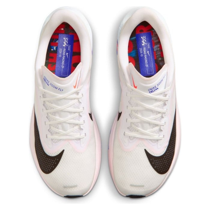 Nike Zoom Fly 6 CM - Unisex Running Shoes - White/Black/Silt Red/Racer Blue - image 3