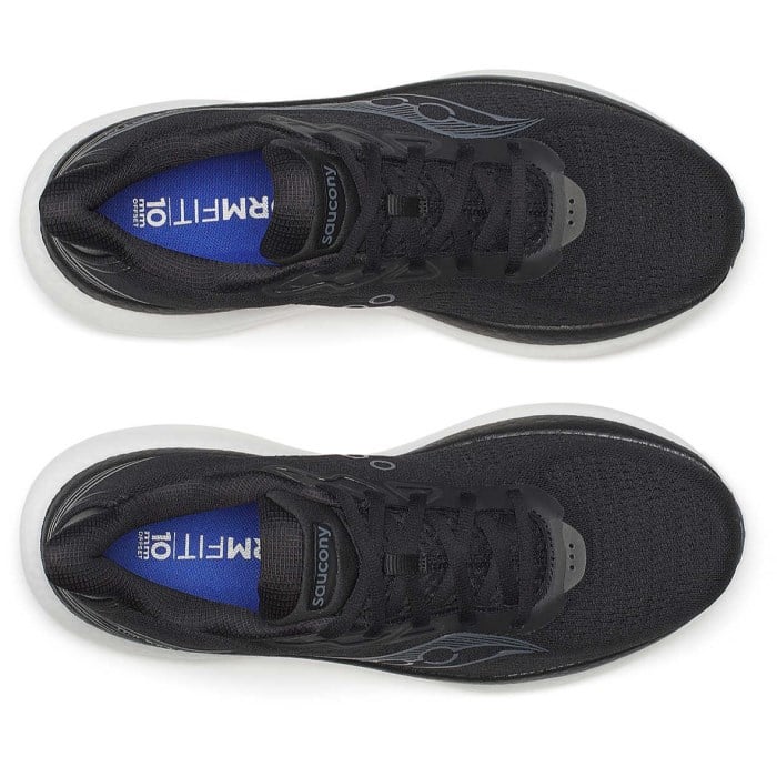 Saucony Triumph 23 - Mens Running Shoes - Black/White