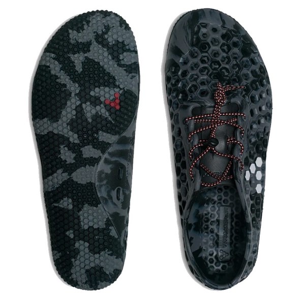 Vivobarefoot Ultra III Bloom - Mens Walking Shoes - Obsidian/Grey
