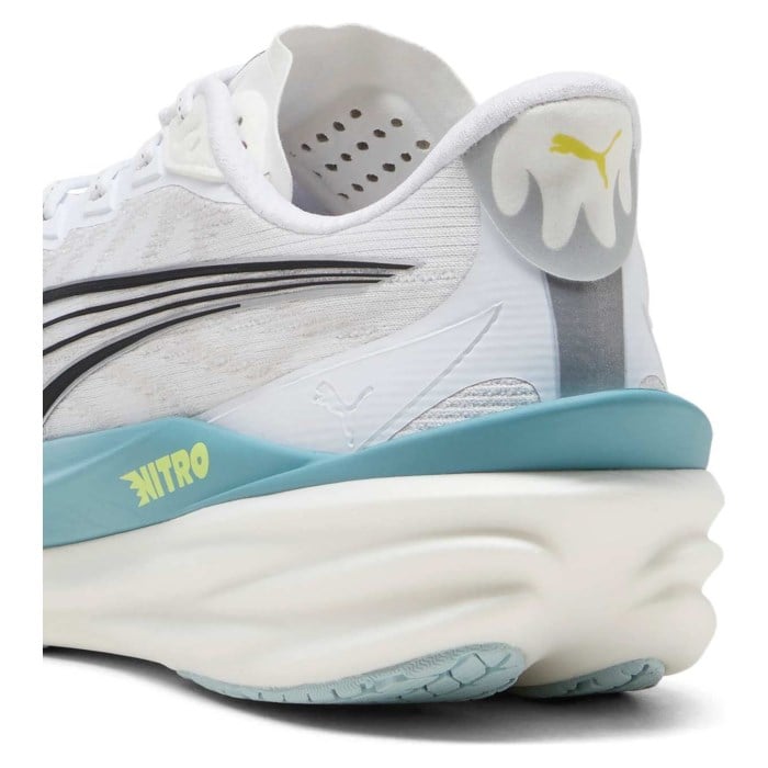 Puma Deviate Nitro 4 - Mens Running Shoes - Puma White/Fresh Water
