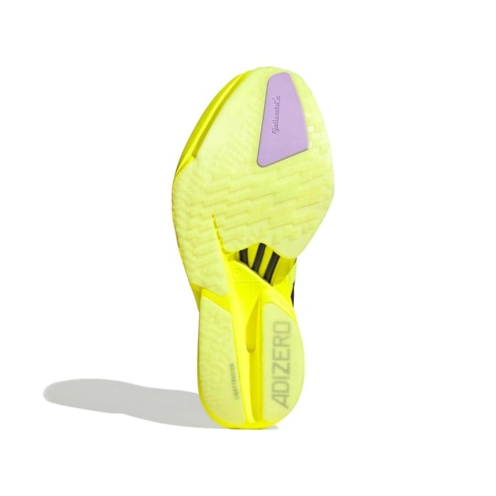 adidas Adizero Adios Pro 4 - Womens Racing Shoes - Solar Yellow/Aurora Plum/Powder Plum