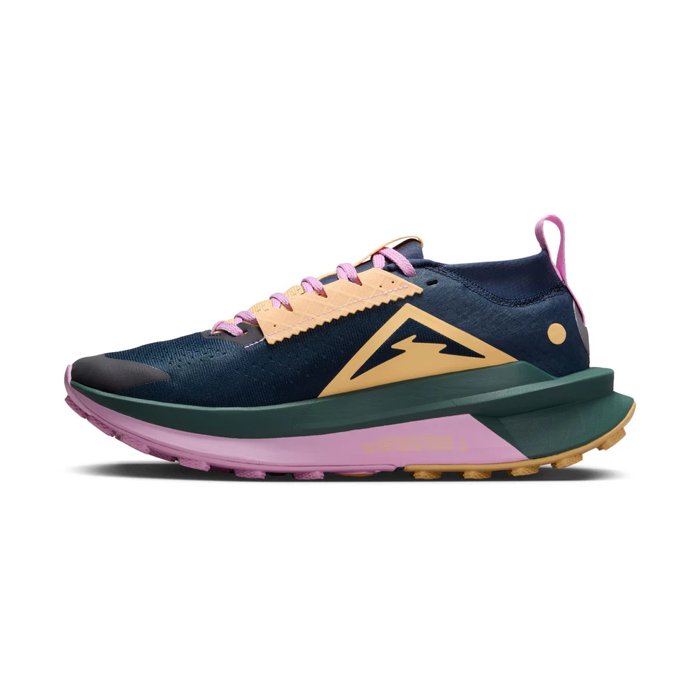 Nike ZoomX Zegama Trail 2 - Womens Trail Running Shoes - Armory Navy/Metallic Silver